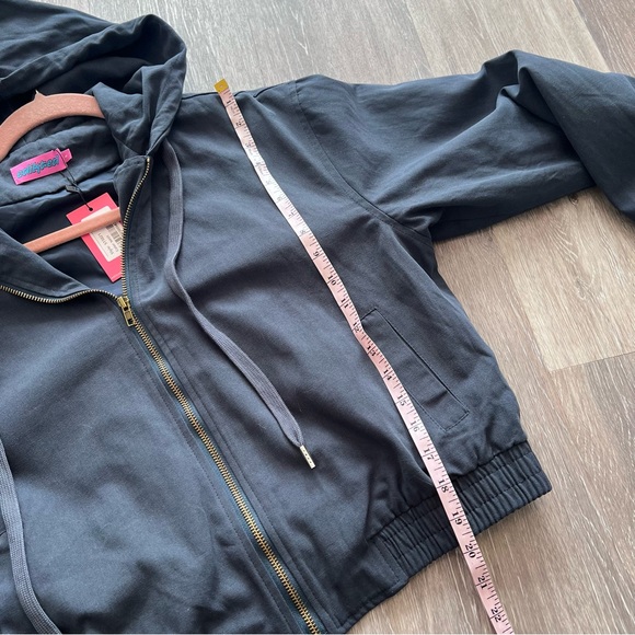 NWT edikted milly crop utility bomber jacket - Picture 4 of 6